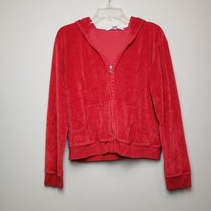 VICTORIA'S SECRET Orange Velour Jacket WS286